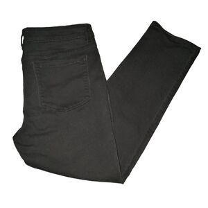 NYDJ Black Straight Leg Jeans Size 12